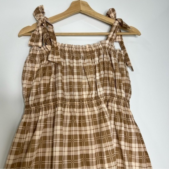 Anthropologie Faithfull The Brand Moretta Top - Lori Check Print - Picture 6 of 12